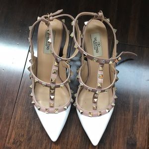 Valentino T-Strap Rockstud Heels